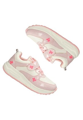 Tenis Casuales Rosado-Blanco Bubblegummers Naranja Niña