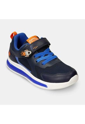 Tenis Infantil Para Niño Bubblegummers Azul Sanchez