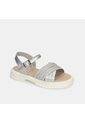 Sandalias Para Niña Bubblegummers Gris Leidy Junior Girls 6 + de Bubblegummers