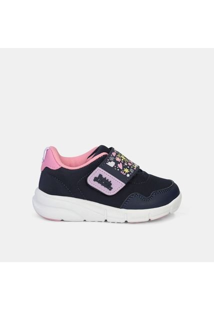 Tenis Infantil Para Niña Bubblegummers Azul Tamara Airgames Mini 22-25