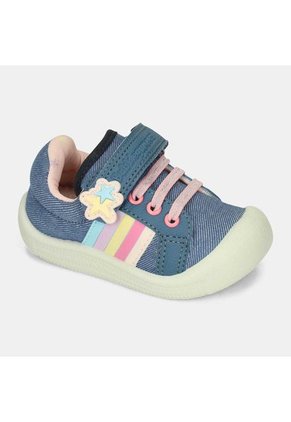Tenis Bebé Para Niña Bubblegummers Azul Tamara 15-21