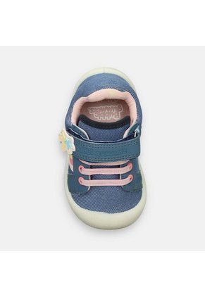 Tenis Bebé Para Niña Bubblegummers Azul Tamara 15-21