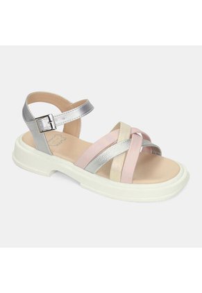 Sandalias Con Luces Infantil Para Niña Bubblegummers Fucsia Ursula Drum 22-25