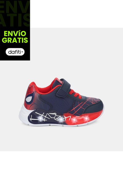 Tenis Con Luces Para Niño Bubblegummers Violeta Giuiliana First Step Boys 1  +