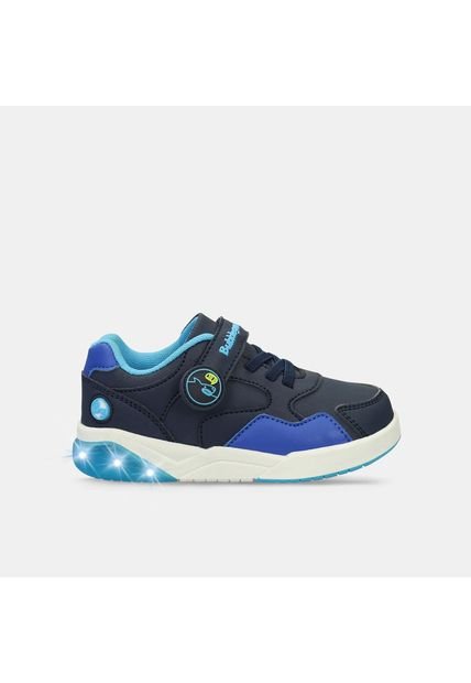 Tenis Con Luces Infantil Para Niño Bubblegummers Azul Tobias Dakar 22-25