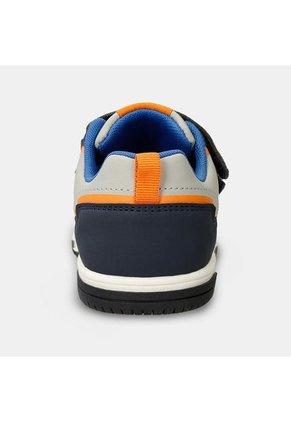 Tenis Infantil Para Niño Bubblegummers Gris-Azul Stefano