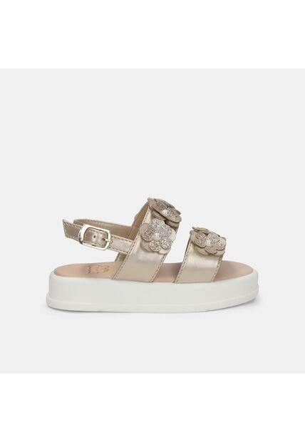 Sandalias Para Niña Bubblegummers Beige Sitney First Step Girls 1 +