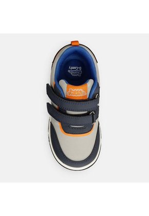 Tenis Infantil Para Niño Bubblegummers Gris-Azul Stefano