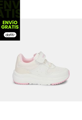 Tenis Para Niña Bubblegummers Beige Vika Jogging Bg First Step Girls 1 + Bubblegummers