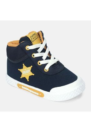 Tenis Bebé Para Niño Bubblegummers Negro-Miel Salmon