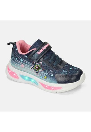 Tenis Con Luces Para Niña Bubblegummers Violeta Universal Demian