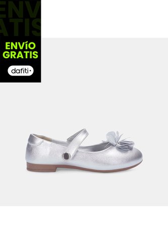 Baletas Para Niña Bubblegummers Gris Lover First Step Girls Bubblegummers