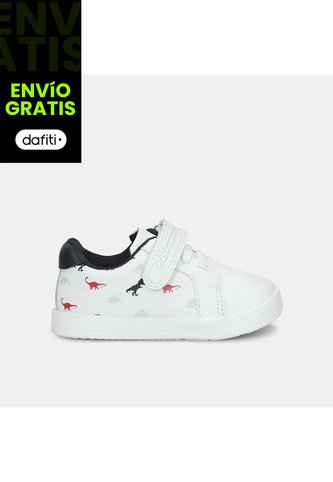 Tenis Para Niña Bubblegummers Blanco Panda Prewalker Boys 0 + Bubblegummers