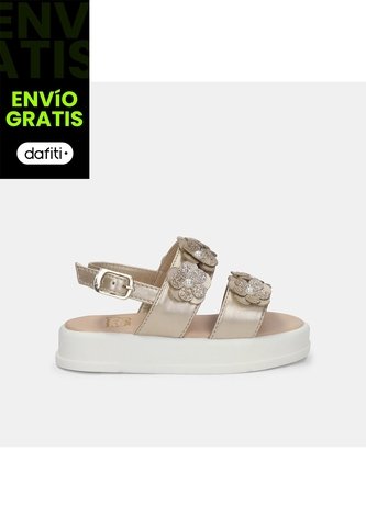 Sandalias Para Niña Bubblegummers Beige Sitney First Step Girls 1 + Bubblegummers