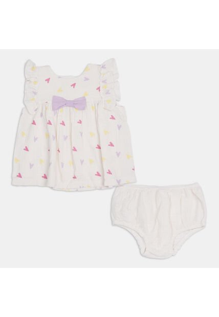 Vestido Para Niña Bubblegummers Beige Natalia