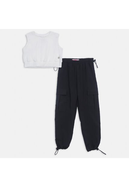 Conjunto Para Niña Bubblegummers Blanco-Negro Janys