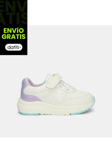Tenis Para Niña Bubblegummers Multicolor Vika Jogging Bg First Step Girls 1 +