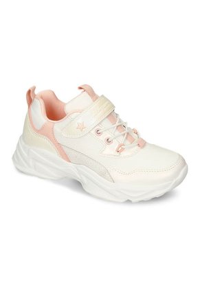 Tenis Infantil Para Niña Bubblegummers Blanco-Rosado Stella
