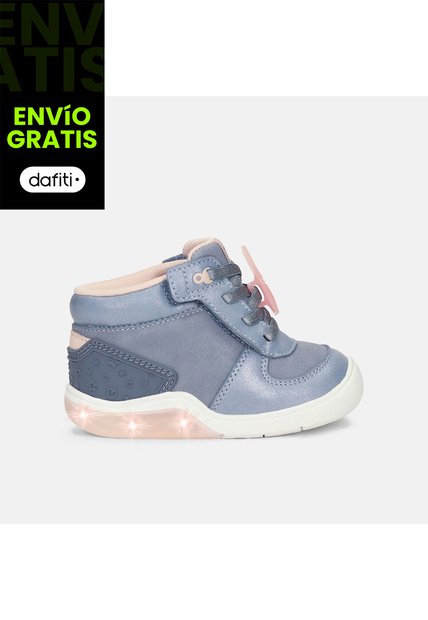 Bota Con Luces Para Niña Bubblegummers Violeta Tokio