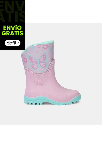 Bota De Lluvia Para Niña Bubblegummers Cereza Ursula
