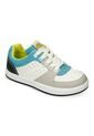 Tenis Casuales Blanco-Azul Bubblegummers Quinn Niño de Bubblegummers