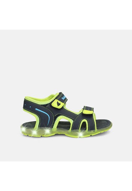 Sandalia Infantil  Para Niño Bubblegummers/Disney Negro Nailon L  6Mickey 22-25