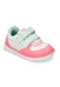 Tenis Casuales Blanco-Rosado Bubblegummers Nahomi Niña de Bubblegummers