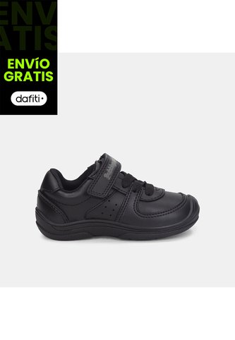 Tenis Escolares Para Niños Bubblegummers Negro Viento Bubblegummers