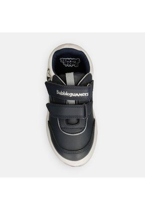 Tenis Infantil Para Niña Bubblegummers Azul-Plata Sandy