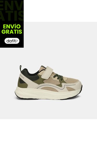 Tenis Para Niño Bubblegummers Verde Titan Ethan Bubblegummers