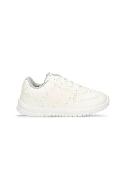 Tenis Escolares Para Niños Bubblegummers Blanco Kapitan