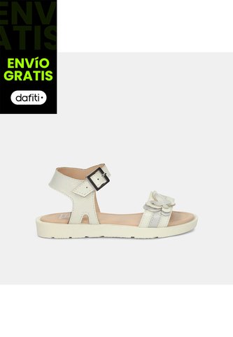 Sandalia Para Niña Bubblegummers Gris Tindra Bubblegummers