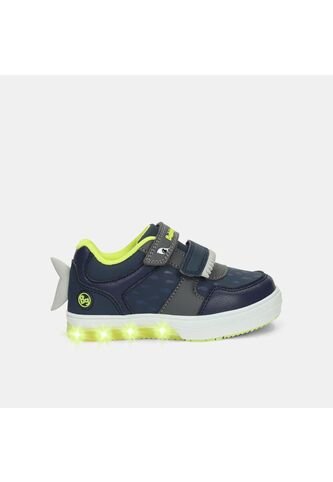 Tenis Infantil Para Niño Bubblegummers Azul Thiago Neon 22-25 Bubblegummers