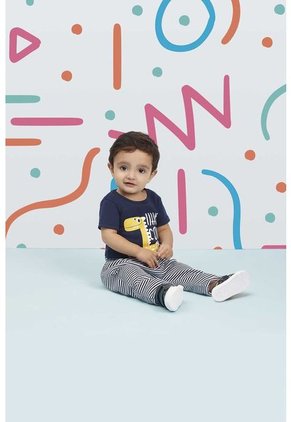 Tenis Casuales Azul Oscuro Bubblegummers Qaitan Niño