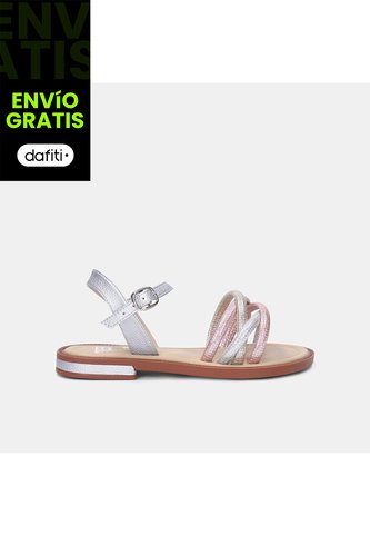 Sandalia Para Niña Bubblegummers Multicolor Bubblegummers