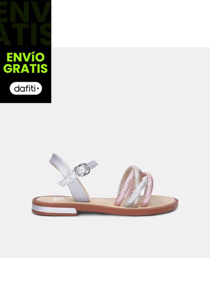 Sandalia Para Niña Bubblegummers Multicolor