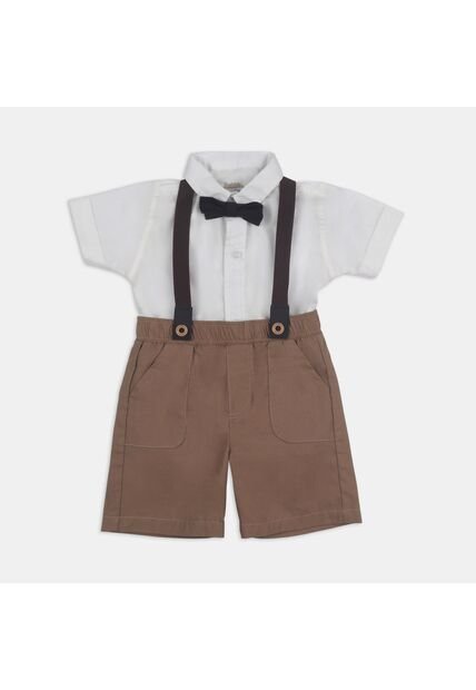 Conjunto Para Niño Bubblegummers Blanco Hueso Oleg Bebé