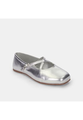 Baleta Para Niña Bubblegummers Plata Heather Junior Girls 6 +