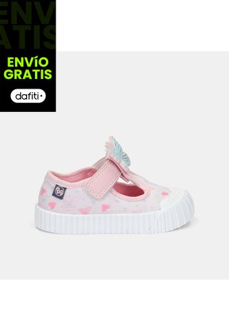 Baletas Bebé Para Niña Bubblegummers Azul Tutis 15-21 Bubblegummers