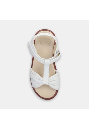 Sandalias Para Niña Bubblegummers Blanco Ginger Prewalker Girls 0 +