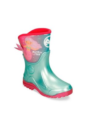 Botas De Lluvia Aguamarina-Fucsia Bubblegummers Onilda Niña