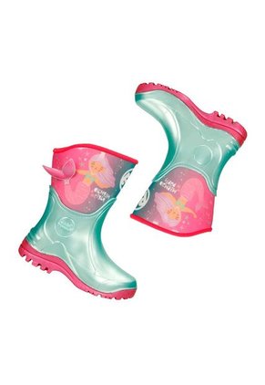 Botas De Lluvia Aguamarina-Fucsia Bubblegummers Onilda Niña