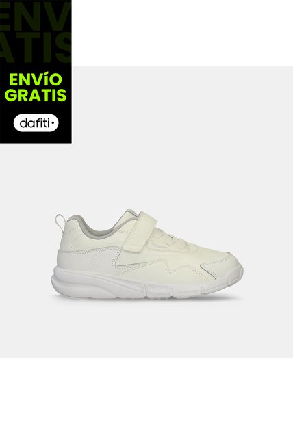 Tenis Escolares Para Niños Bubblegummers Blanco Nazario