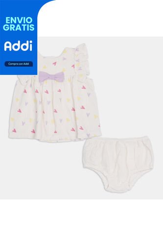 Vestido Para Niña Bubblegummers Beige Natalia Bubblegummers