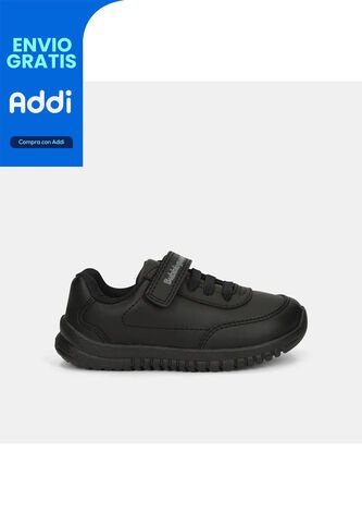 Tenis Escolares Junior Para Unisex Bubblegummers Negro 30-33 Bubblegummers