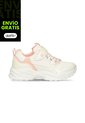 Tenis Infantil Para Niña Bubblegummers Blanco-Rosado Stella de Bubblegummers