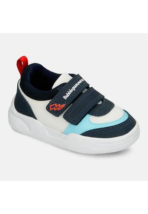 Tenis Bebé Para Niño Bubblegummers Blanco-Azul Remo