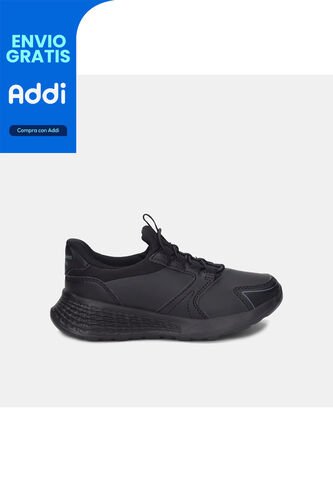 Tenis Deportivos Escolares Para Niño Bubblegummers Negro Noa Ford Bubblegummers