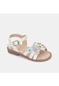 Sandalia Para Niña Bubblegummers Blanco Tania de Bubblegummers