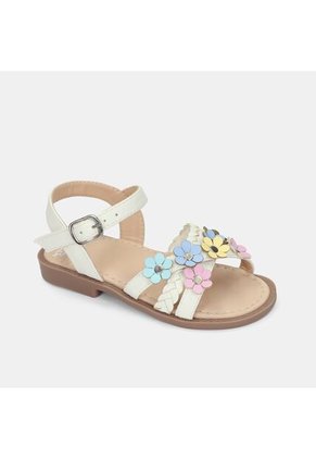 Sandalia Para Niña Bubblegummers Blanco Tania